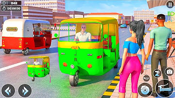 Tuk Tuk Auto Rickshaw Game - Gameplay Walkthrough New Mobile Games 2023