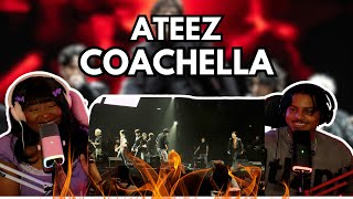 THEY ARE ON FIRE! 🔥 We React To ATEEZ - COACHELLA For The First Time!