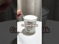 A cup of richly flavored coconut milk #shortsvideo #drinks #coconutmilk #coconut #white