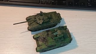Т-90 и БМПТ Терминатор обзор моделей от Звезды 1/72