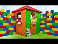 Vlad build playhouse for new friend / Stories for kids from Vlad TV Show