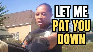 Cop Invades Private Property and Detains Man with No Probable Cause After He Refuses Pat-Down