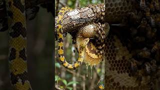 American Snake Attacks Beehive… What Happens Next? 🐍🐝