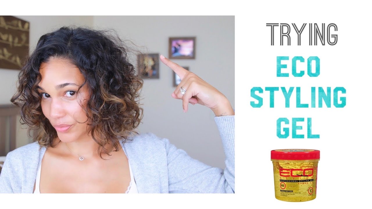 Eco Styler Gel On fine Wavy To Curly Hair. - YouTube