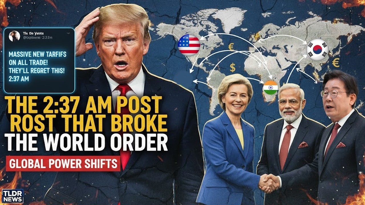 Срочная новость: пост Трампа в 2 часа ночи разрушил альянс стоимостью 27 триллионов долларов — со...