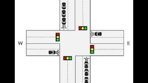 Design of two and four phase signalized intersection