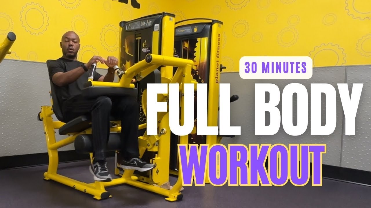 30 Min Full Body Workout at Planet Fitness I Follow Along Workout - YouTube