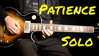 Guns n Roses - Patience Live solo cover