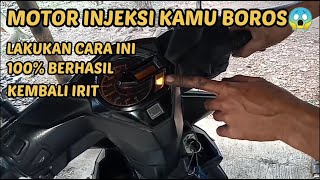 Motor metik injeksi boros bensin lakukan cara ini jadi irit kembali,beat, Scoopy, spacy,vario