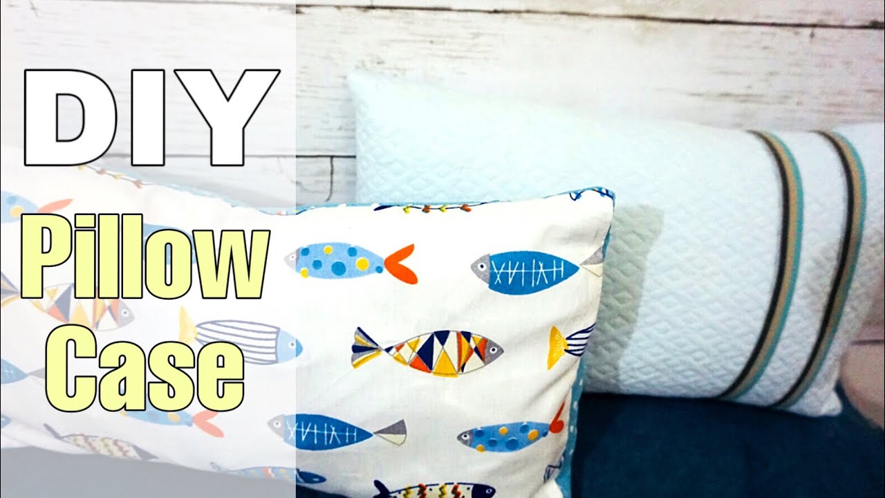 DIY How to Sew Pillow Case YouTube