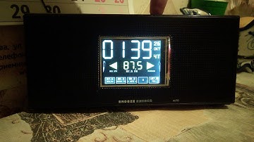 Часы, погода и радио на ESP8266 и RDA5807M
