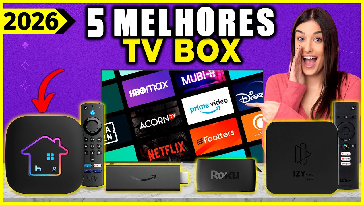 As 5 Melhores TV BOX/ BOX TV De 2026! Tem Boa e Barata, Tv Box 4K e ...