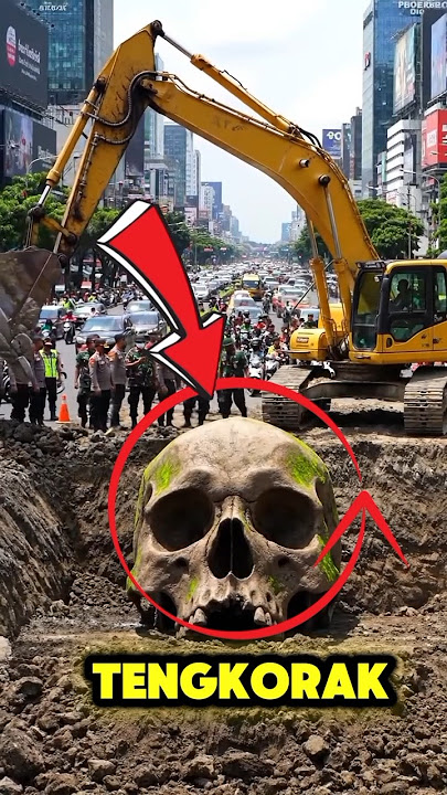 discovery of a giant skull in Jakarta.‼️#shorts #viral