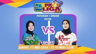 🔴LIVE - GRESIK PETROKIMIA W VS JAKARTA BIN W - PROLIGA WOMEN VOLLEYBALL 2024