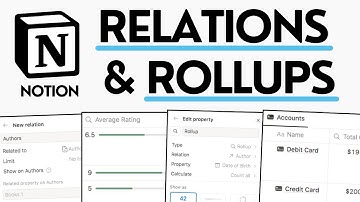 Relations & Rollups in Notion for Beginners [Easy Guide]