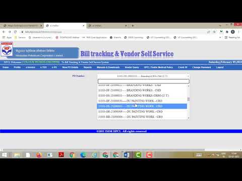 How to view PO Details at HPCL Vendor portal