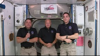 Les deux astronautes arrivés par la capsule SpaceX donnent leurs premières impressions