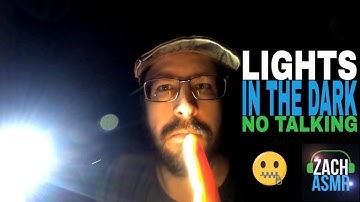 ASMR Light Triggers in the DARK - NO TALKING!
