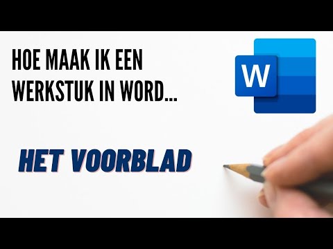 Video: Hoe De Titelpagina Van Een Schoolessay Op Te Stellen?