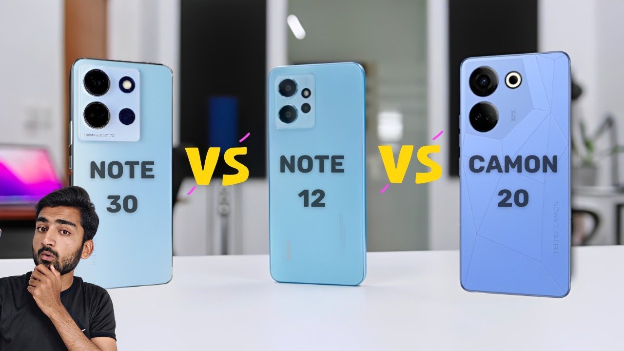 Redmi Note 12 vs Infinix Note 30 Vs Tecno camon 20 | Which one is Better ..!