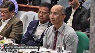 Senate hearing on GCTA law