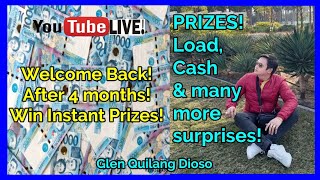 WELCOME BACK AND WIN GCASH/LOAD AND BIG SURPRISES