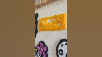 Rug creation ASMR #rug #rugs #tufting #handmade #pikachu #pokemon #tuft #asmr #satisfying #fyp