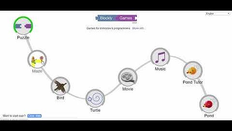 Blockly Games - Maze - Level 1