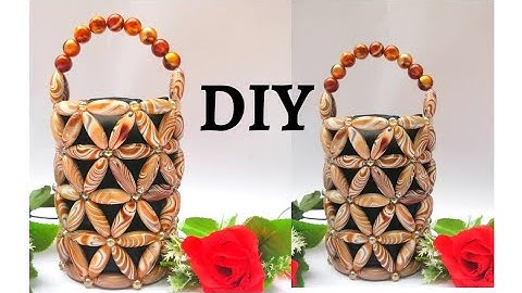 how to make latest beaded bucket bag for beginners