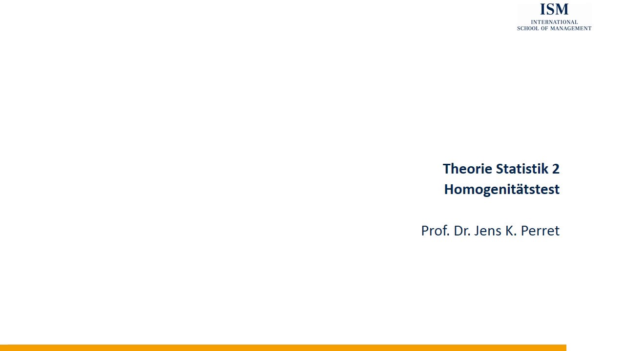 Homogenitätstest - Theorie - YouTube