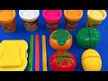 Satisfying video | How to make Play Doh Ice Cream with Fruits