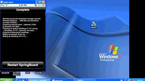 Open your Ipod with ssh