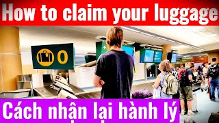 Vancouver International Airport YVR | How to Claim Your Luggage