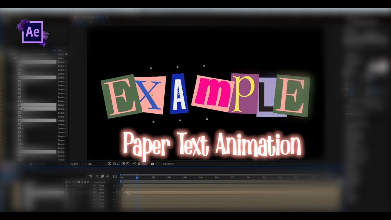 Paper Text Animation 2025 