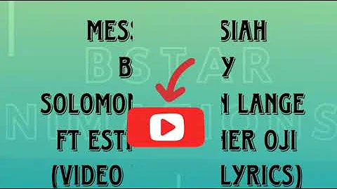 Solomon Lange- Messiah (Video lyrics)