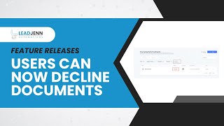 Users Can Now Decline Documents