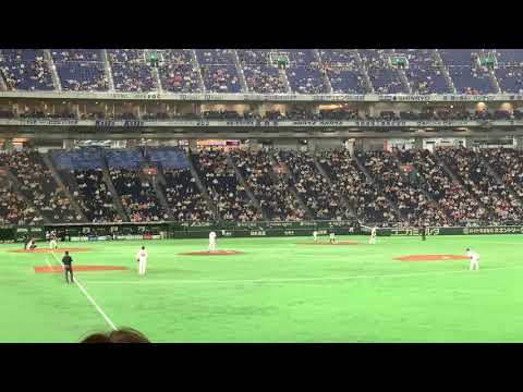 2021/4/4(日)巨人vsヤクルト守護神デラロサ最後のバッターをセンターフライでジャイアンツ逆転勝利🧡⚾️