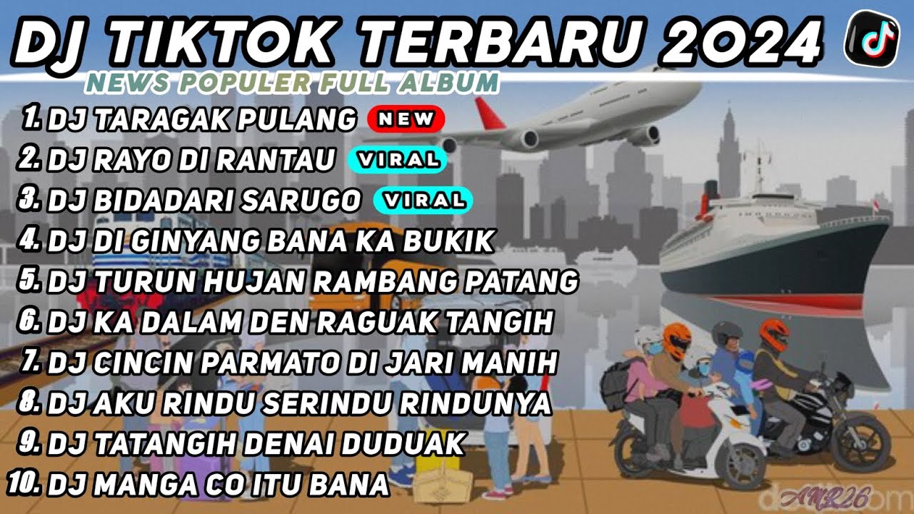 DJ TARAGAK PULANG x DJ RAYO DI RANTAU x DJ BIDADARI SARUGO REMIX TIK TOK VIRAL TERBARU 2024 FULLBASS