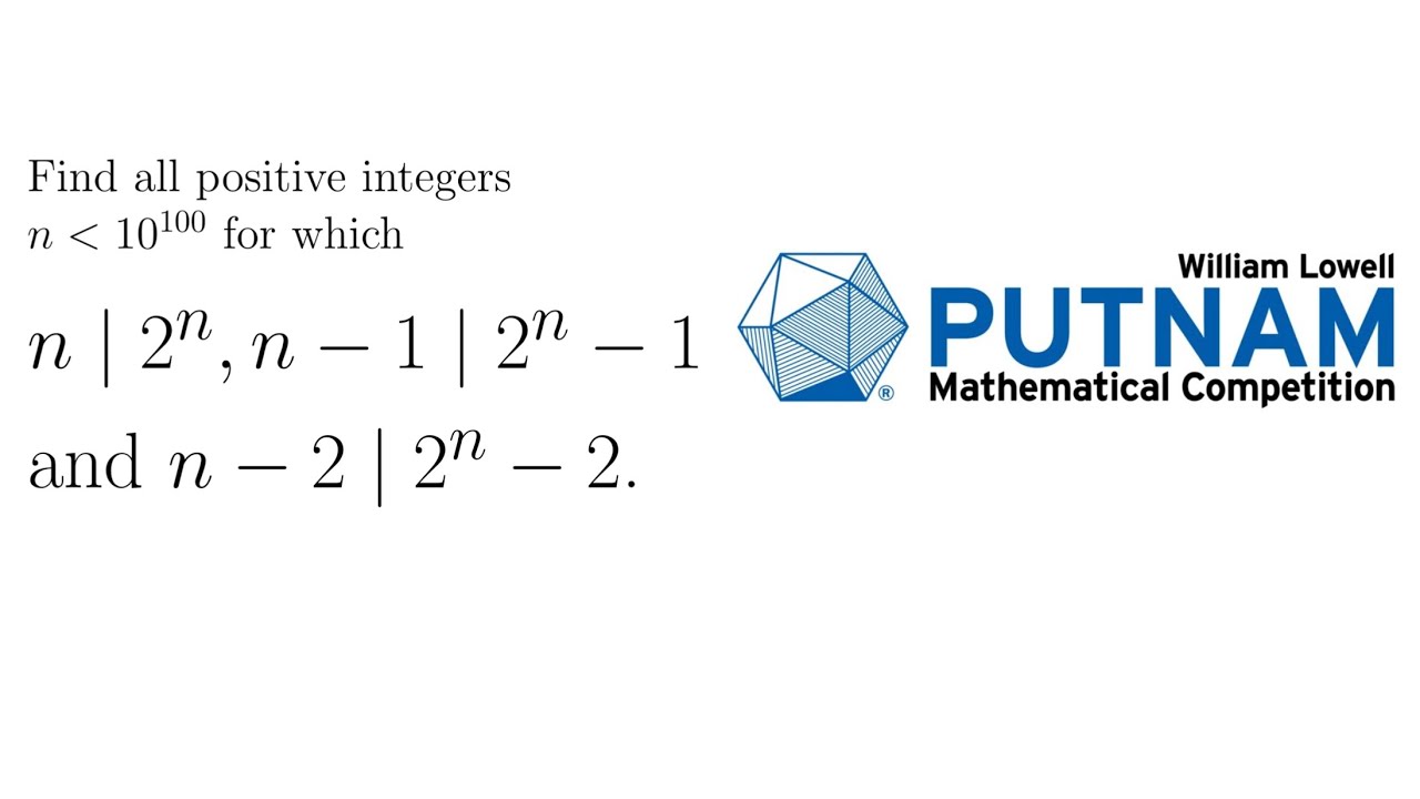 Towers of Powers Putnam Mathematical Competition 2018 B3 YouTube
