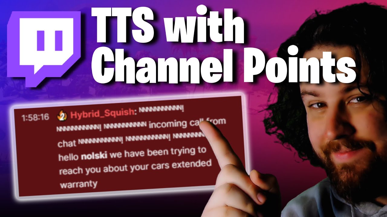 how to make text to speech moan twitch