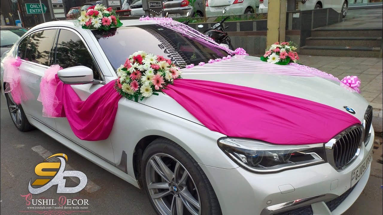 Wedding car decoration, Sushil Decoration Surat
