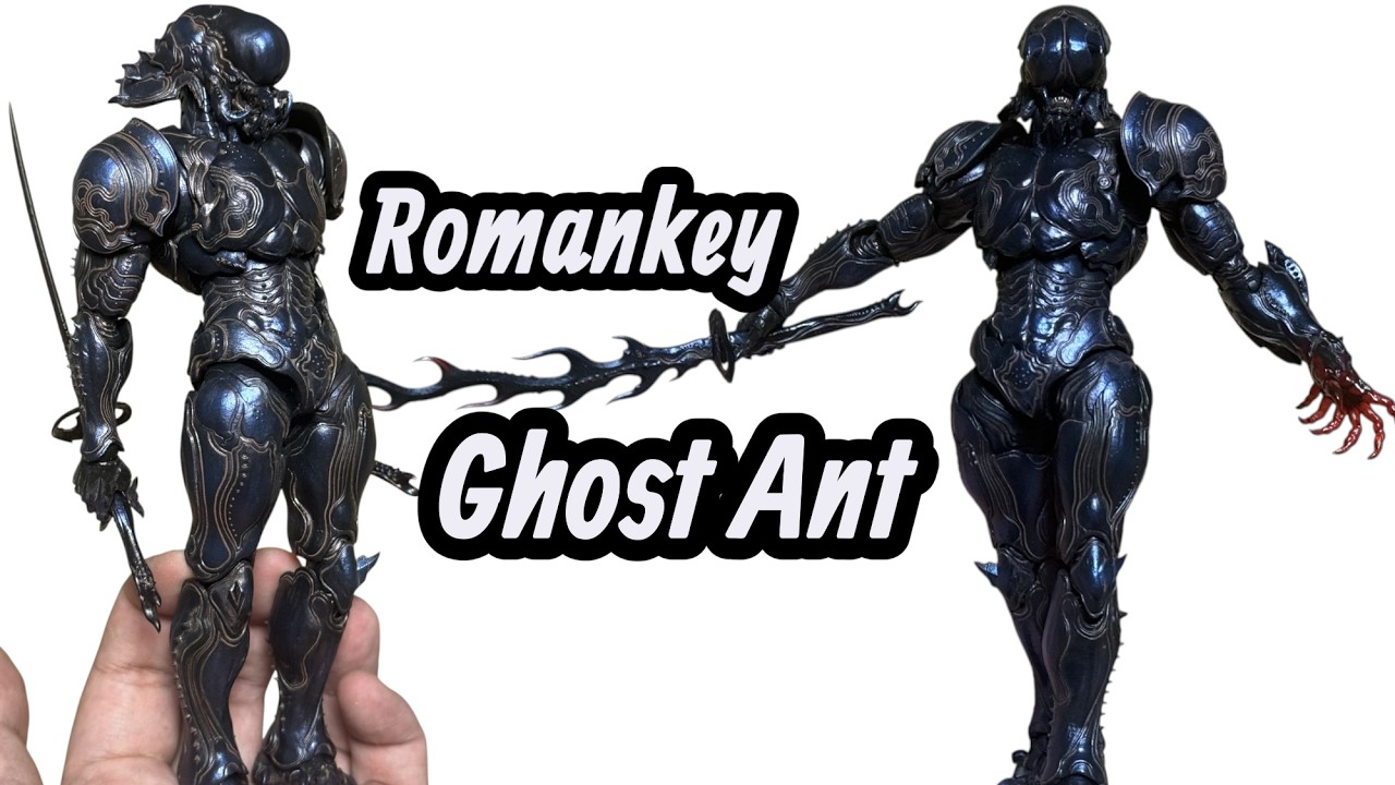 Romankey PUPA series PP01 Ghost Ant Action Figure Review - YouTube