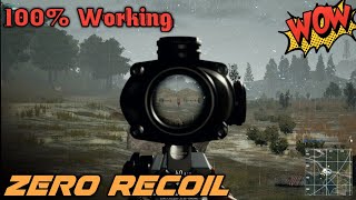 Just One File || Play Pubg With Zero Recoil || Latest Trick || 2021 ||