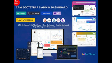 CrmX Admin - CRM WebApp Template And Bootstrap 5 Admin Dashboard