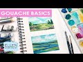 Gouache Basics Tutorial- How to use Gouache