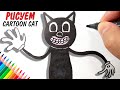 CARTOON CAT от Тревора Хендерсона, ПРОСТО РИСУЕМ