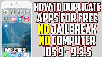 How To Duplicate Apps FREE iOS 9 - 9.3.5 (NO Jailbreak & NO Computer) iPhone, iPad & iPod