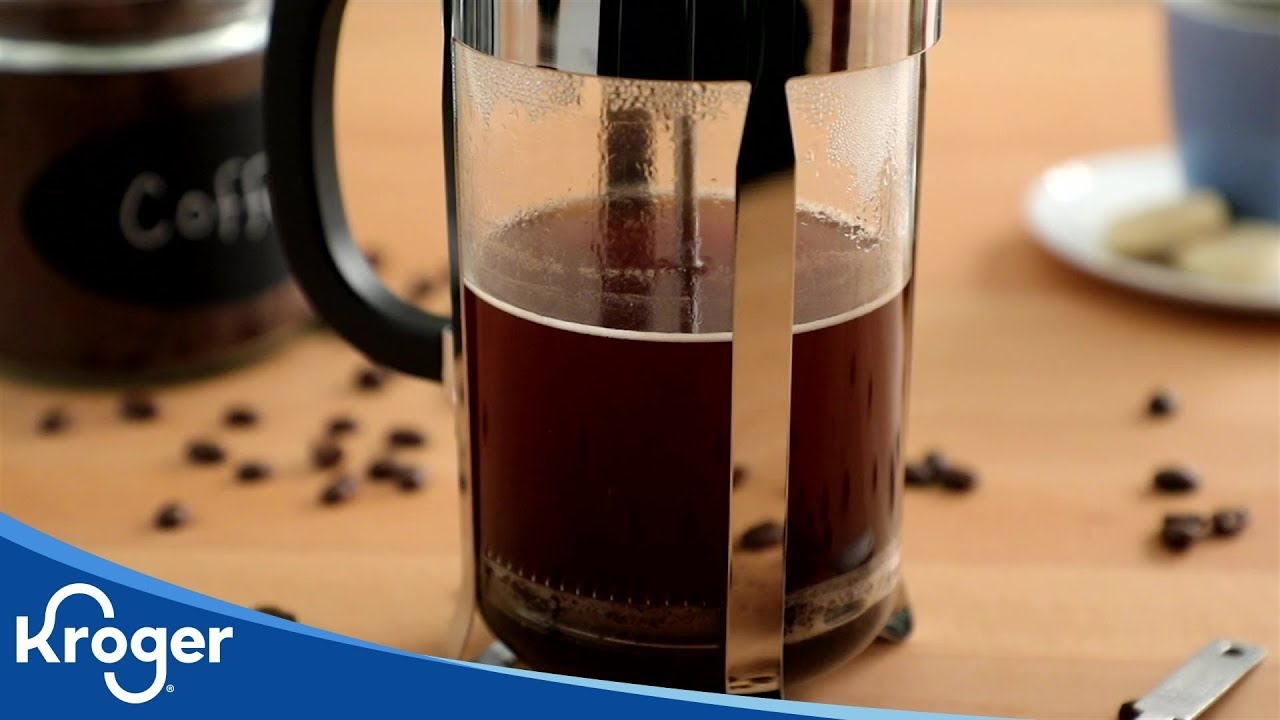 Using A French Press DIY & How To Kroger YouTube