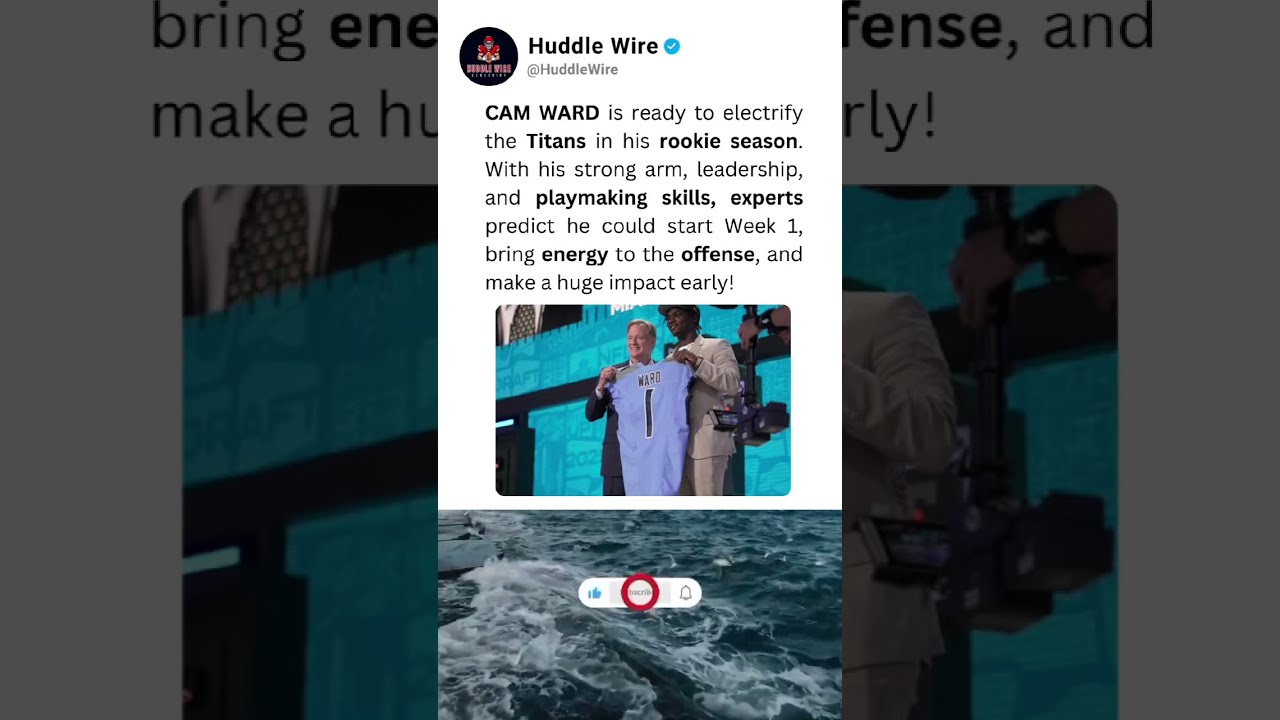 Cam Ward Set To Light Up The Titans In 2025 Nfl Shorts