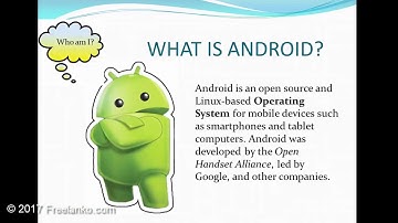 Android Tutorial 2017 - 2 - What is Android? - Freelanko.com